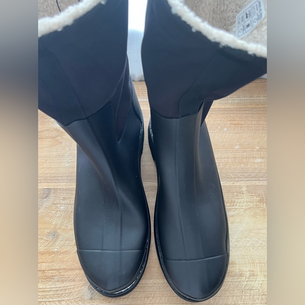 New Hunter Refined Stitch Sherpa Boot Women's Size 8 - Picture 3 of 10